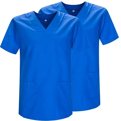 Abbildung von MISEMIYA Packung 2 STK. SANITÄRE CASACA Unisex Uniformen UNIFORM MEDIZINISCHE Ref. 817 * XX Large, Königsblau 21