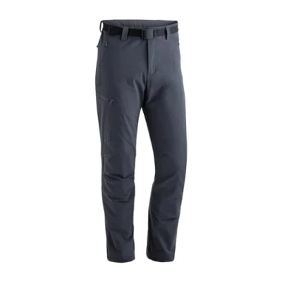 Abbildung von Maier Sports Oberjoch Therm, Warme Herren Wanderhose, Wasserabweisende Outdoorhose für Trekking und Hiking, PFC frei, mTHERM light Wattierung, mSTRETCH Pro 4 &amp; Dryprotec, Grau, 28 (W42/L31)
