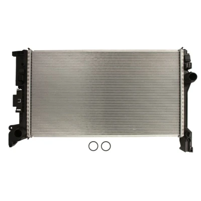 Abbildung von NRF 550028 Kühler, Motorkühlung Aluminium 656 386 26 Kühlrippen gelötet
