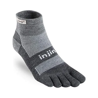 Abbildung von Injinji 2.0 Outdoor Midweight Mini Crew Nuwwol Socken L charcoal/schwarz
