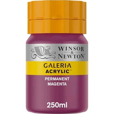 Abbildung von Winsor &amp; Newton Galeria, Acrylfarbe, Permanentmagenta, 250ml 250