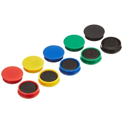 Abbildung von Q Connect sortiert 25 mm Magnet (10 Stück)
