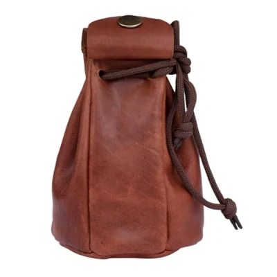 Abbildung von STILORD Niklas&#039; Vintage Lederbörse mit Bändern, Retro Brieftasche, Geldbörse, Schlüsselanhänger, Münzfach, echtes Leder, Cognac Braun, S, Geldbörse