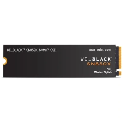 Abbildung von WD_BLACK SN850X NVMe SSD 1 TB interne (Gaming Speicher, PCIe Gen4 Technologie, Lesen 7.300 MB/s, Schreiben 6.300 MB/s) Schwarz