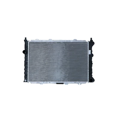 Abbildung von NRF 58202 Kühler, Motorkühlung Aluminium 580 387 24 mit Anbauteilen Kühlrippen gelötet ALFA ROMEO: 156 Saloon