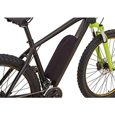 Abbildung von Prophete E Bike Akku Schutzhülle, Abdeckung für Blaupunkt Downtube, aus Neopren Material, zum Schutz vor Wasser und Schmutz, Farbe schwarz