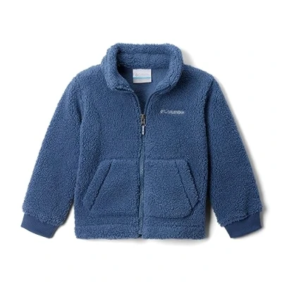 Abbildung von Columbia Boy&#039;s Rugged Ridge II Sherpa Full Zip Fleece Pullover, Dark Mountain, XL