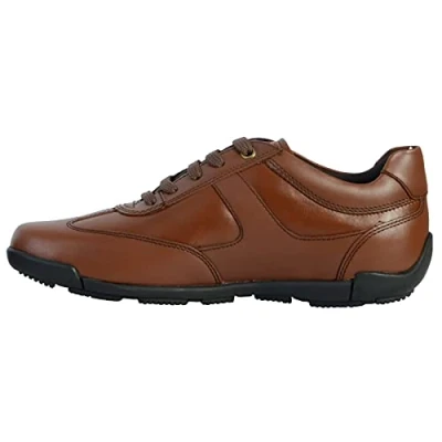 Abbildung von Geox Sneaker low, Herren, Größe: 45, Cognac Schuhe