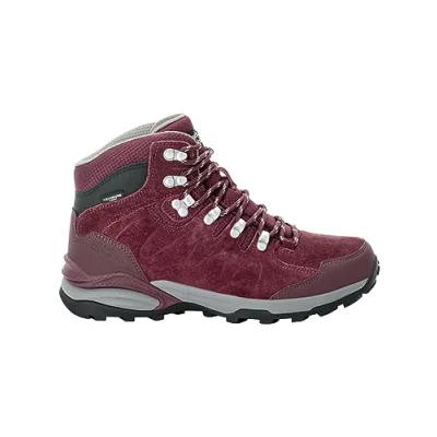 Abbildung von Jack Wolfskin Refugio Texapore Hikingschuh, Damen, Größe: 40.5, Dark maroon Schuhe