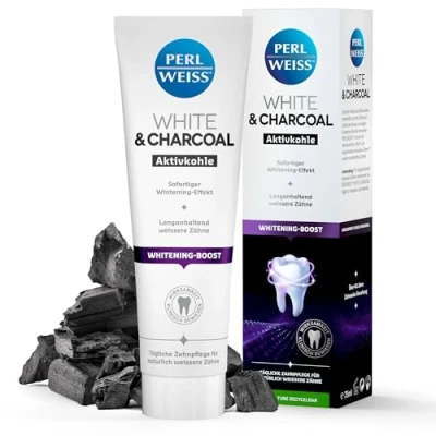 Abbildung von Perlweiss White &amp; Charcoal Zahncreme
