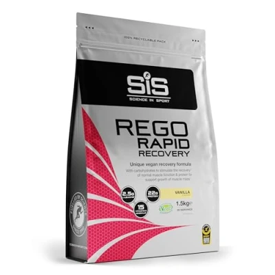 Abbildung von Science in Sport Rego Rapid Recovery Pulver 1,5kg Schokolade vegan Regenerations Drink mit Kohlenhydraten, Proteinen, Elektrolyten, Vitaminen und Mineralien, Unterstützt effektives Training