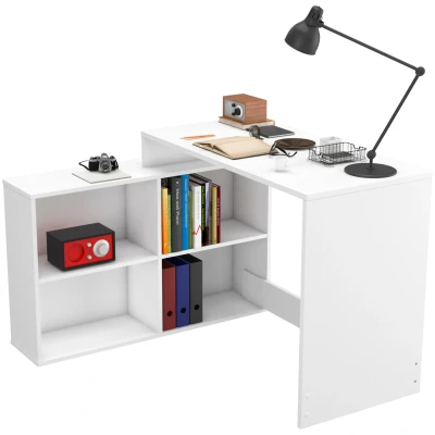 Abbildung von Demeyere 254460 Eckschreibtisch 4 nischen &quot;Corner&quot; 120 x 77 101 cm, perle weiß