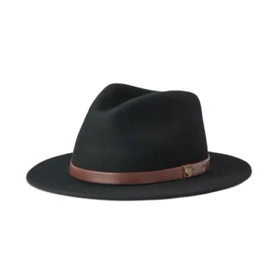 Abbildung von Brixton Messer Fedora Unisex Hut, Größe: 54, Black