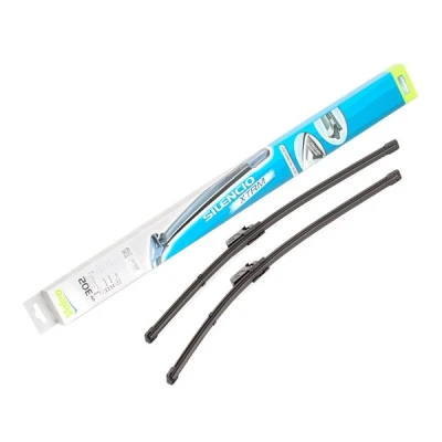 Abbildung von Scheibenwischer Valeo Silencio X.trm, Flat Blade Set 574303 vorne Rahmenlos Stiftbefestigung AUDI: A4 B6 Avant, Allroad C5, B7 Avant