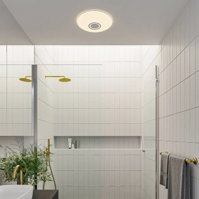 Abbildung von Nordlux LED Deckenleuchte »Djay Smart Color«, Nutzung für Licht und Musik, Kaltweißes bis warmweißes