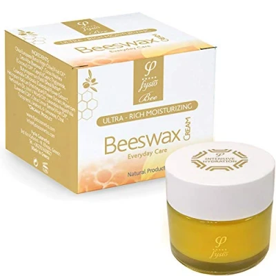 Abbildung von Fysio Bio Bienenwachs Balsam Feuchtigkeitscreme, Mehrzweck Hautpflege, ideale Handcreme, Fußpflege, Lippenbalsam, antimykotische Nagelbehandlung, Linderung für juckende, rissige, empfindliche, g