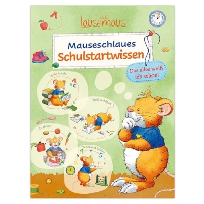 Abbildung von Leo Lausemaus Mauseschlaues Schulstartwissen Das alles weiß ich schon!: Schulstart Buch mit Wissen und Übungen für Vorschulkinder ab 5 Jahren