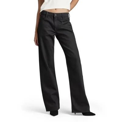Abbildung von G STAR Damen Judee Low Waist Loose Jeans Schwarz (Pitch Black D22889 B479 A810) 30W / 30L