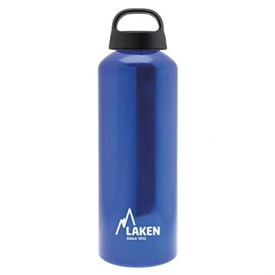 Abbildung von Laken Classic Alu Trinkflasche Weite Öffnung Schraubdeckel mit Schlaufe, BPA frei Aluminiumtrinkflasche, 750ml, Orange
