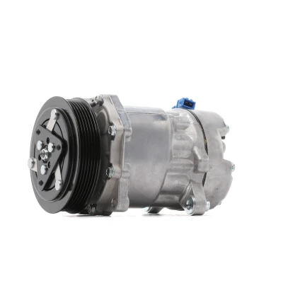 Abbildung von DELPHI TSP0159297 Kompressor Sanden SD7V16 PAG 46 mit Kompressoröl VOLKSWAGEN: Multivan 5 (7HM, TRANSPORTER 5, 4 Bus