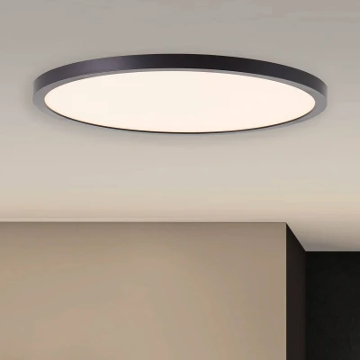 Abbildung von Brilliant LED Panel »Tuco«, 1 flammig, Leuchtmittel Modul fest integriert, Ø 29,5 cm, 3 Stufen dimmbar, 2700 Lumen, warmweiß, schwarz/weiß