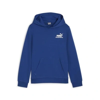 Abbildung von Puma Hoodie Unisex Kapuzenpullover für Kinder, Größe: 176, Blue