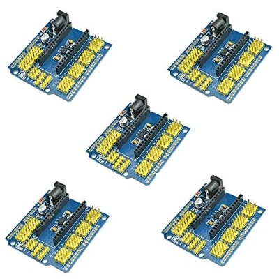 Abbildung von ZkeeShop 5PCS Expansion Sensor Shield Module Compatible for Arduino UNOR3 Nano I/O