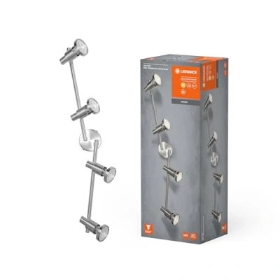 Abbildung von LEDVANCE Niclas LED Strahler, nickel, 4 flammig