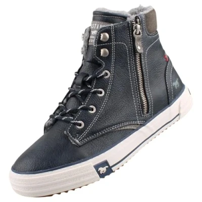 Abbildung von MUSTANG Herren High Top Sneaker Blau EU 45