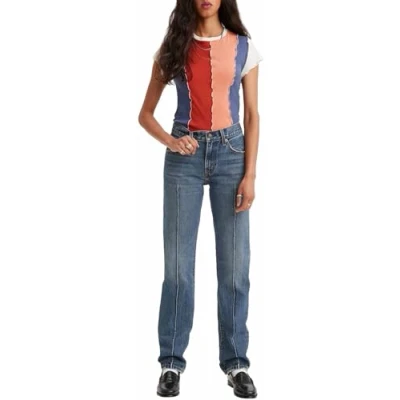 Abbildung von Levi&#039;s Middy Straight Jeans Leg, Damen, Größe: 29x29, Blue