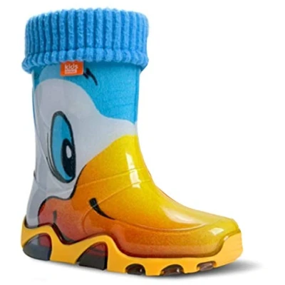 Abbildung von DEMAR Kinder Gummistiefel gefüttert STORMER LUX (Size 30/31 EU) Ente