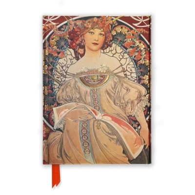 Abbildung von Premium Notizbuch DIN A5: Alphonse Mucha, Träumerei: Unser hochwertiges, liniertes Blankbook mit festem, künstlerisch geprägtem Einband und ... A 5 Magnetverschluss, Band 16)