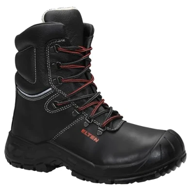 Abbildung von ELTEN Sicherheitsschuhe, Winter RENZO S3 CI, Damen und Herren, Leder, Stahlkappe, leicht, robust, Schwarz, Größe: 36