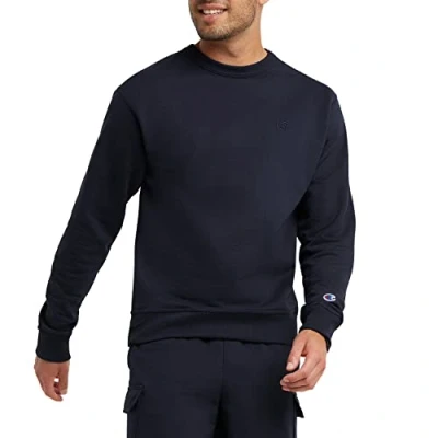 Abbildung von Champion Herren Powerblend Pullover Sweatshirt, Navy, XX Large