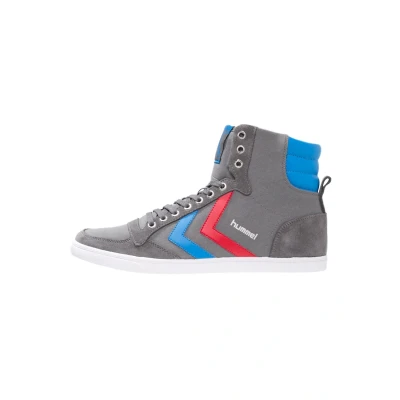 Abbildung von Hummel Unisex Slimmer Stadil High Top, Castlerock Ribbonred Bril Blue, 37 EU