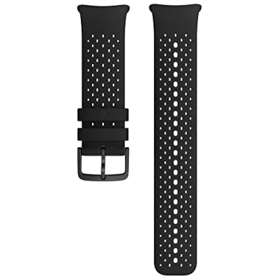 Abbildung von Polar Silikon Armband Pacer Pro 22mm Grau Schwarz S L
