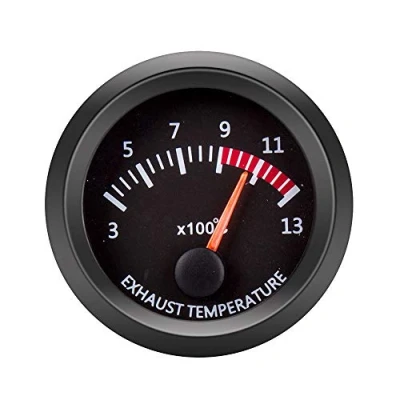 Abbildung von ETOPARS 52mm Automotor Kfz Zeiger Abgastemperaturanzeige Messgerät Kit EGT EXT Temperaturanzeige Weiß Lichtanzeige Zeigeranzeige