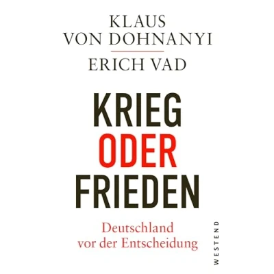Abbildung von Krieg oder Frieden Deutschland vor der Entscheidung