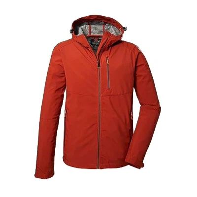 Abbildung von killtec Herren Softshelljacke/Outdoorjacke mit Kapuze KOS 259 MN SFTSHLL JCKT, dunkelblau, XL, 41367 000