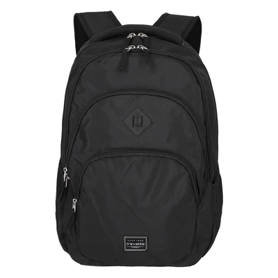 Abbildung von Travelite Handgepäck Rucksack, Laptop Rucksack 15,6 Zoll, BASICS, Daypack, Tagesrucksack mit vielen Fächern, 45 cm, 22 Liter