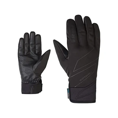 Abbildung von Ziener Herren Ilion Freizeit / Funktions Outdoor Handschuhe Soft Shell, Winddicht, wasserdicht, Black, 8