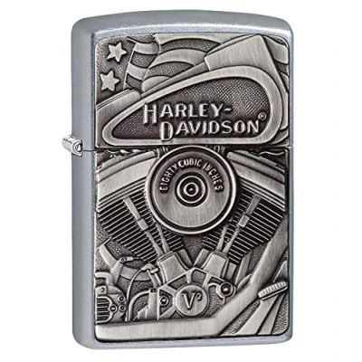 Abbildung von Zippo HD Motor Flag Winddichtes Feuerzeug, Street Chrom, Einheitsgröße