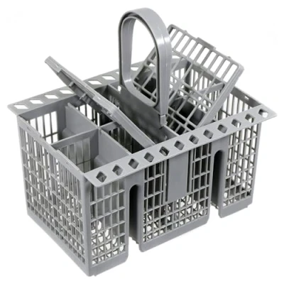 Abbildung von WuYan Universal Besteckkorb Korb für Unterkorb 20,8x16cm，für Bauknecht Ikea 488000386607 WFC WIC WBC Geschirrspüler Spülmaschine hitzebeständiger(grau)