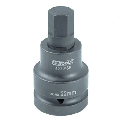 Abbildung von KS TOOLS 450.0478 Kraft Stecknuss 75 22,0 25 (1&quot;) Innensechskant