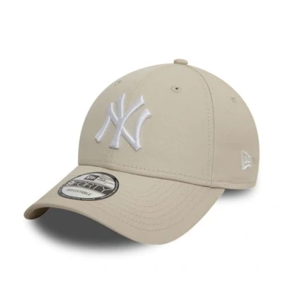 Abbildung von New Era League Essential 9FORTY Unisex Cap, Größe: One Size, Stone/white