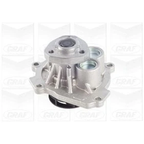 Abbildung von GRAF PA959 Wasserpumpe mit Dichtung mechanisch Thermoplast für Keilrippenriementrieb OPEL: Astra J Hatchback, Corsa D Sports Tourer