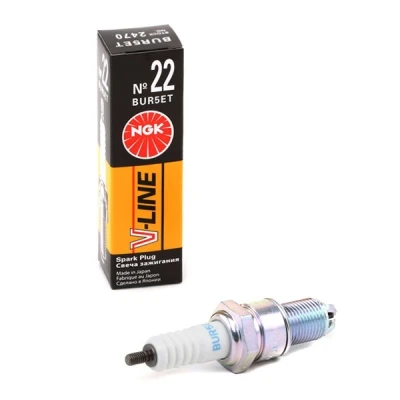 Abbildung von NGK 2470 Zündkerze M14 x 1,25 SW: 20,8 mm VOLKSWAGEN: Golf 4 Cabrio, 3, 3 AUDI: 80 B4 Saloon, Coupe B3, 90 SEAT: Ibiza 2
