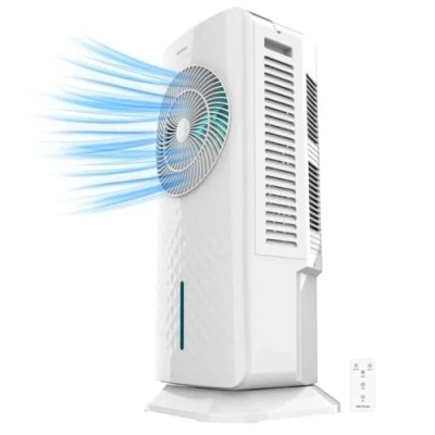 Abbildung von Cecotec Verdunstungskühler mit EnergySilence 3500 Cool Compact Smart Control 65W, 3,5L Tank, Touch Control, 3 Geschwindigkeiten, 2 Modi, 70º Oszillation, Timer 12h, Kühler