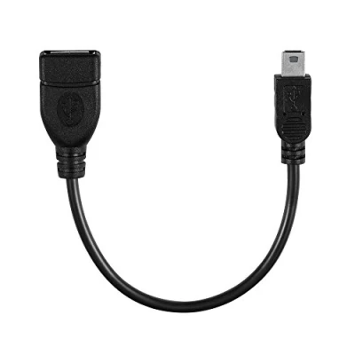 Abbildung von conecto CC20041 USB OTG Adapter Kabel, Mini Stecker auf Buchse Typ A (1 Stück), 0,15m