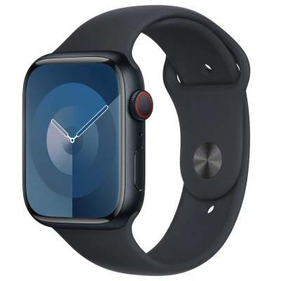 Abbildung von Apple Watch Armband Original Silikon und TPU (weich) Dunkelblau Geeignet für Series 1 9 / SE